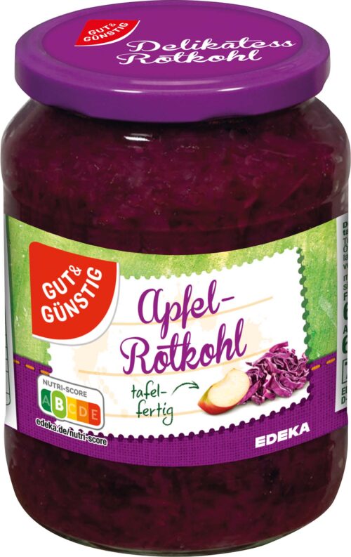 Gut & Günstig Apfelrotkohl 680g