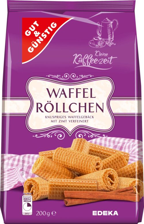 Gut & Günstig Waffelröllchen 200g