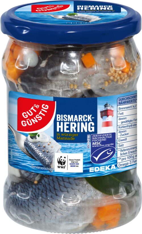 4311596473564 Gut & Günstig Bismarckhering 500g
