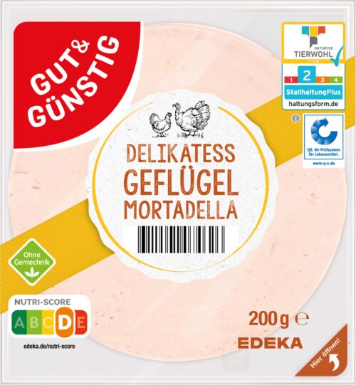 Gut & Günstig Geflügel-Mortadella 200g