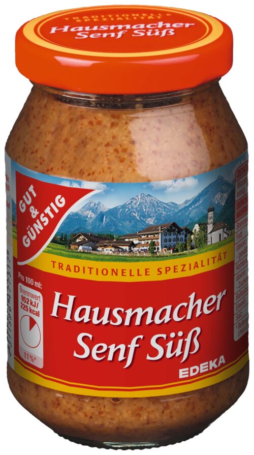 Gut & Günstig Hausmacher Senf süß 250ml