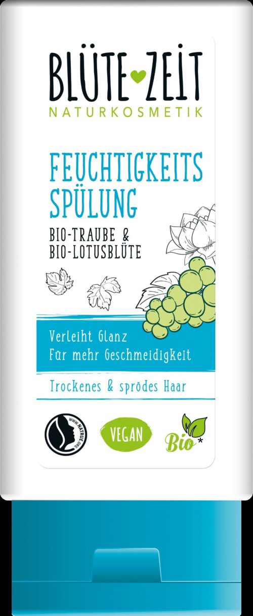 BLÜTE-ZEIT Feuchtigkeits-Spülung Traube  Lotusblüte 200ml