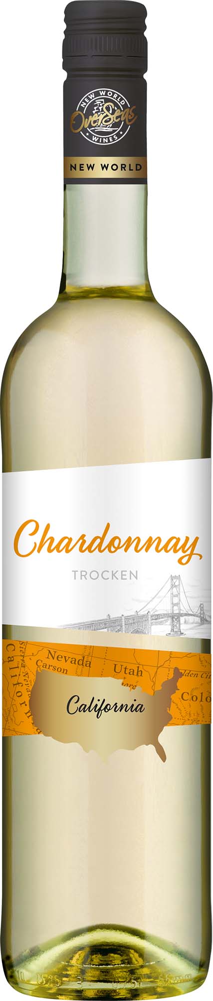 OverSeas Chardonnay Kalifornien trocken 0,75l