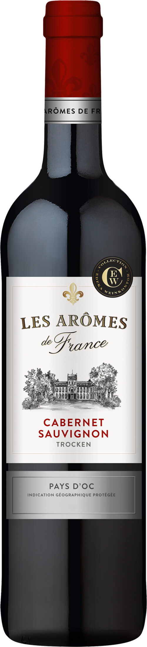 4311605474315 Les Arômes de France Cabernet Sauvignon Rotwein trocken 0,75l