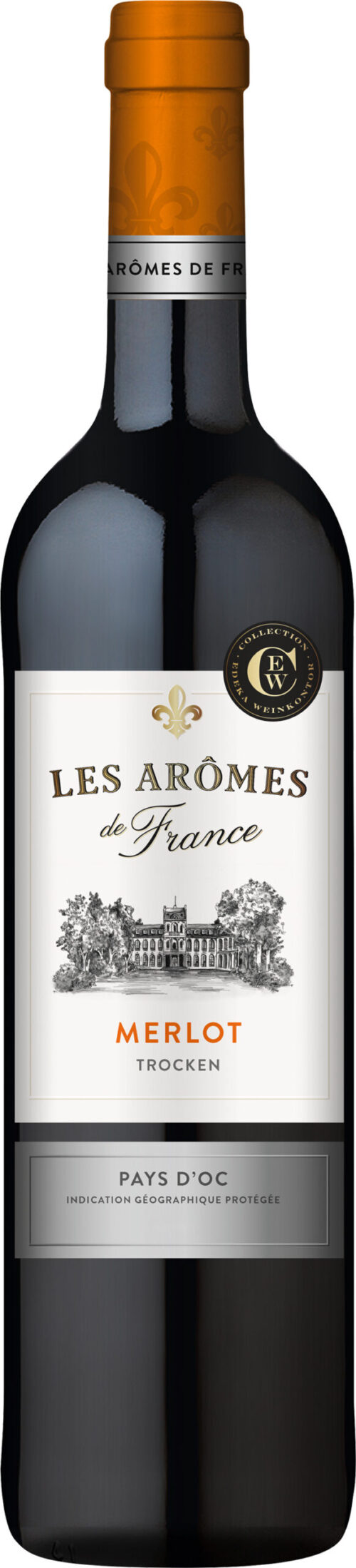4311605474339 Les Arômes de France Merlot Rotwein trocken 0,75l