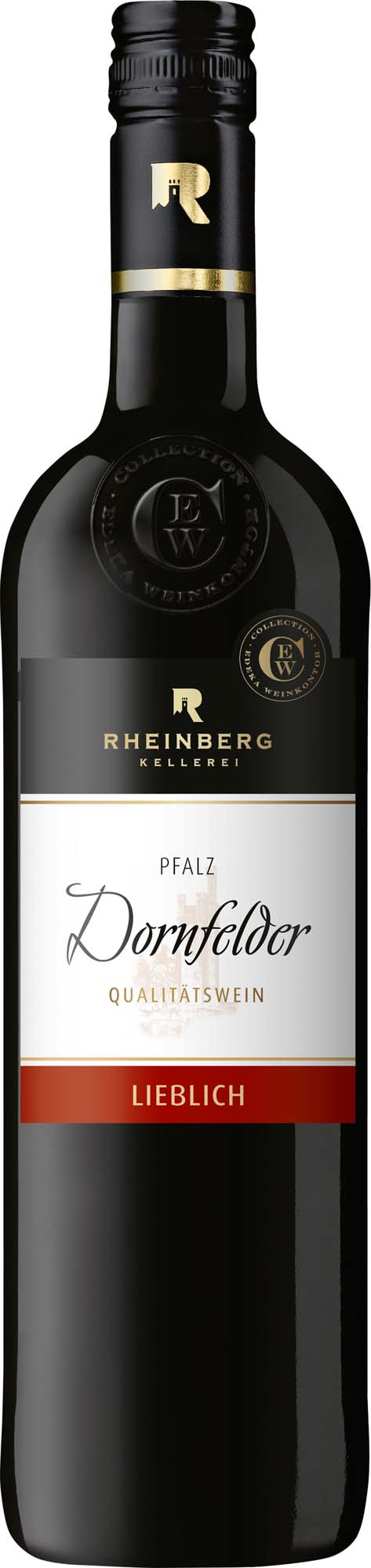 4311605480545 Rheinberg Kellerei Dornfelder Pfalz QbA lieblich 0,75l