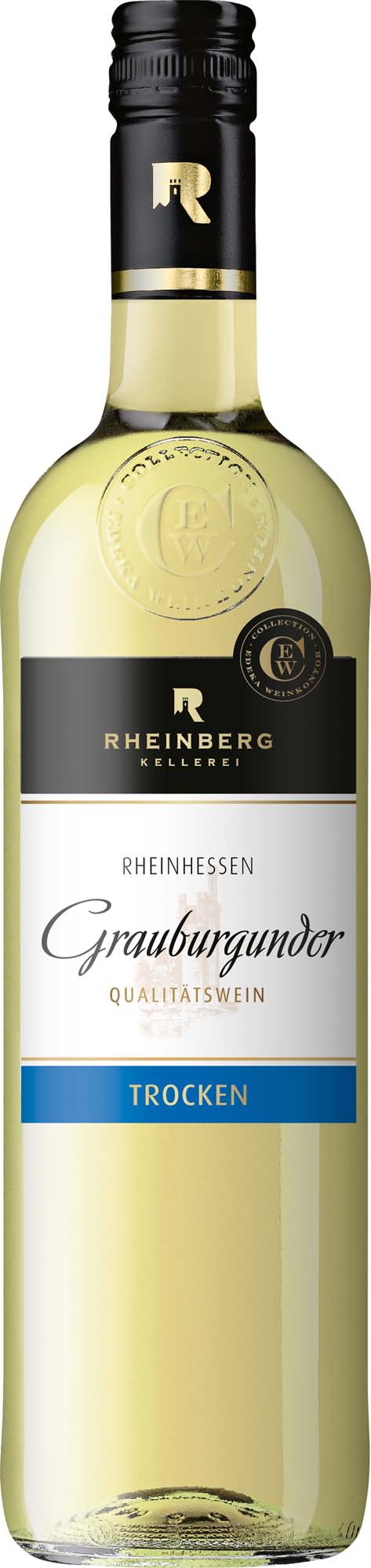 4311605480651 Rheinberg Kellerei Rheinhessen Grauburgunder trocken QbA 0,75l