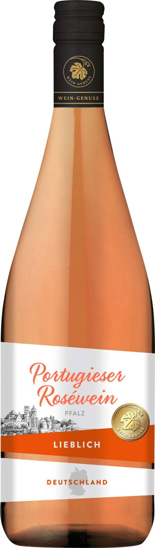 Wein-Genuss Portugieser Rosewein Pfalz QbA lieblich 1l