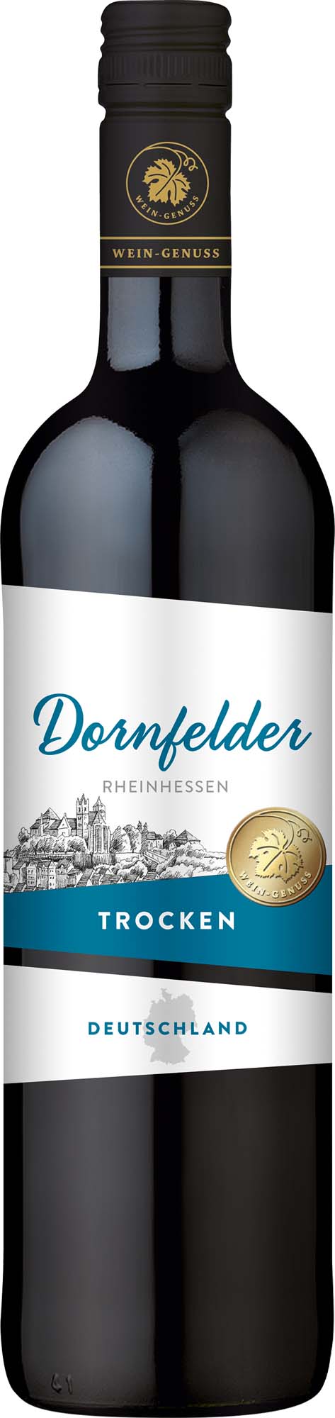 Wein-Genuss Dornfelder Rotwein QbA trocken 0,75l