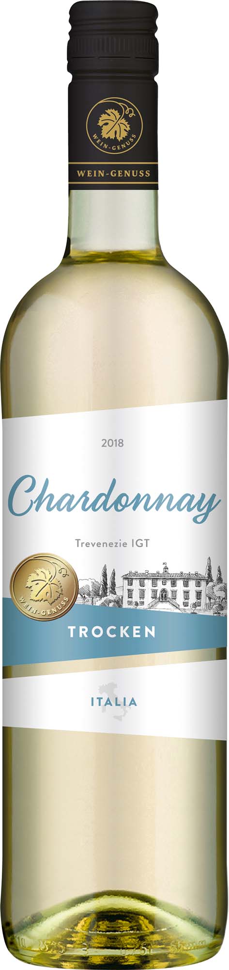 Wein-Genuss Chardonnay trocken IGT 0,75l