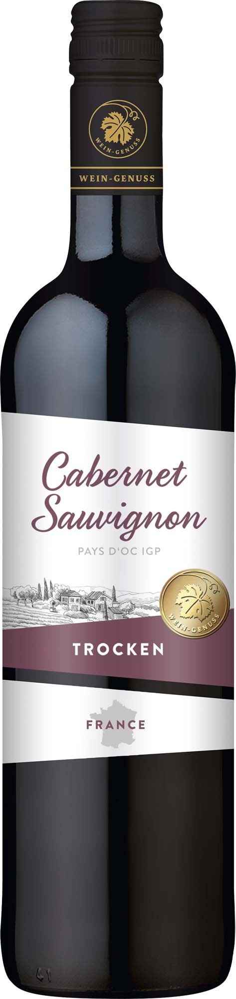 Wein-Genuss Cabernet Sauvignon d'c IGP trocken 0,75l