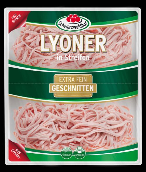 Lyoner in Streifen 2x150g