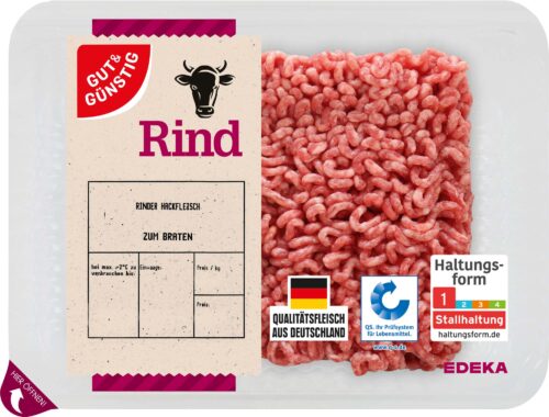 Gut & Günstig Rinder-Hackfleisch 500g