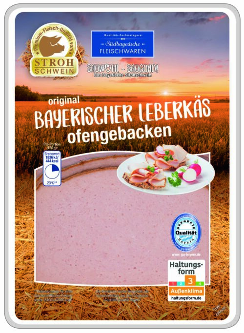 Stroh-Schwein bayrischer Leberkäs 300g