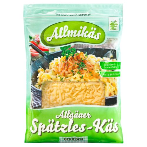 Allmikäs Allgäuer Spätzles-Käs gerieben 45% 150g