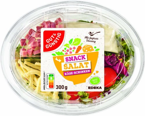 Gut & Günstig Käse & Schinken Salat 300g