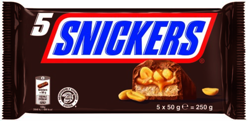 Snickers Riegel 5x50g