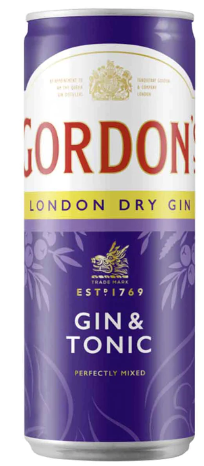 Gordon's London Dry Gin & Tonic 0,25l