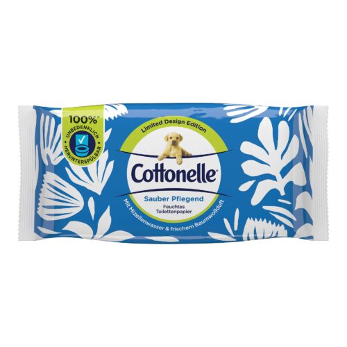 Cottonelle Feuchtes Toilettenpapier Mizellenwasser & Bauwollduft 42 Stück