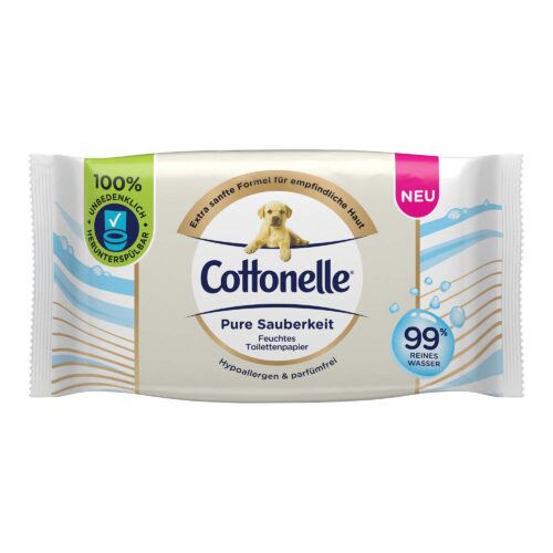 Cottonelle Feuchtes Toilettenpapier Pure Sauberkeit 38 Stück