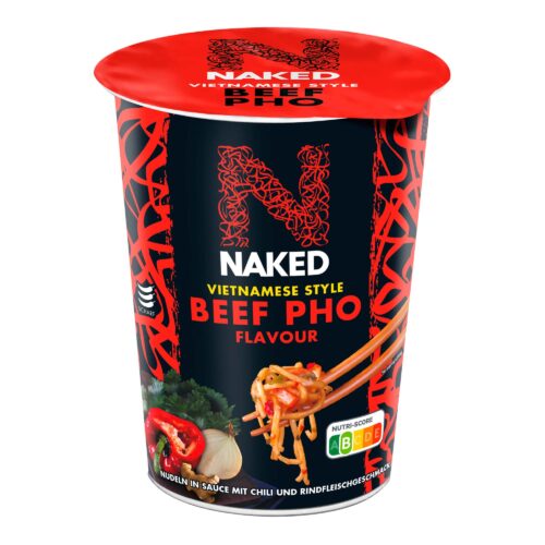 Naked Nudeln Beef Pho 78g