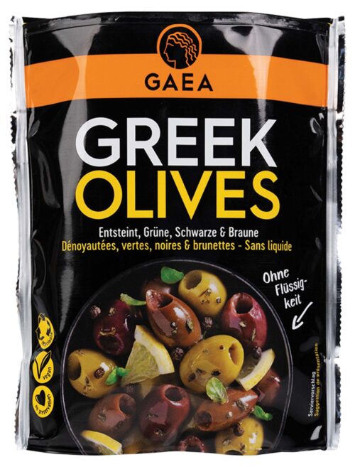 Gaea grüne Oliven Zitronen Basilikum 150g