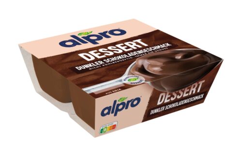 alpro Soja-Dessert dunkle Schokolade 4x125g