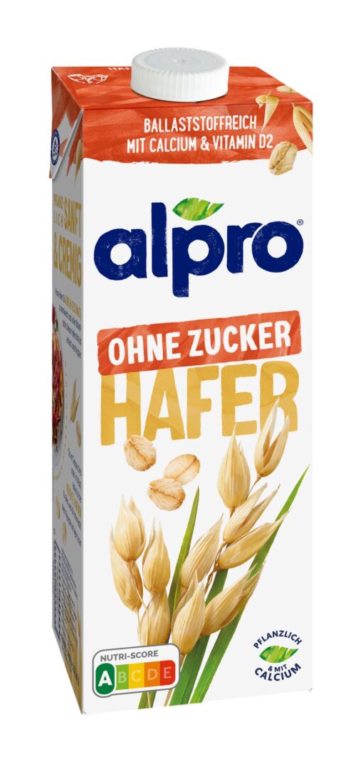 alpro Hafer Drink ohne Zucker 1l