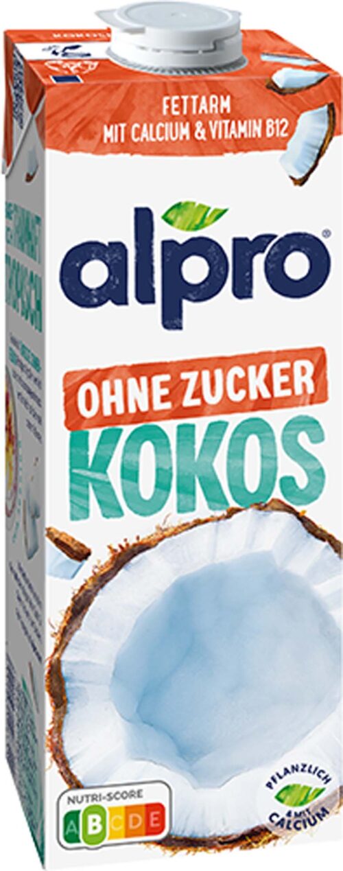 alpro Kokosnuss  Drink ohne Zucker 1l