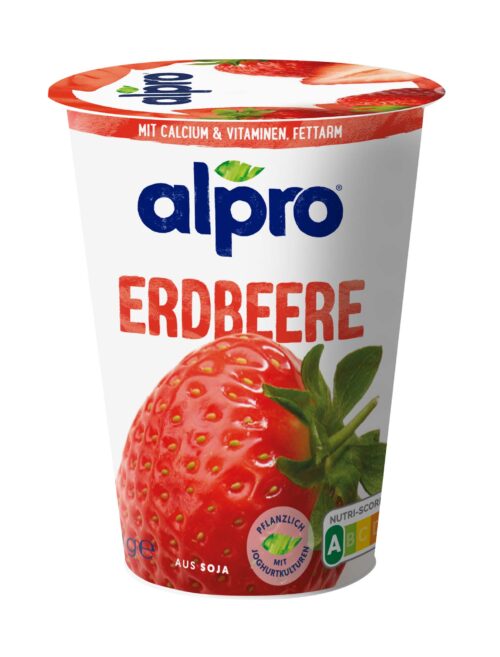 alpro Joghurtalternative Soja Erdbeere 400g