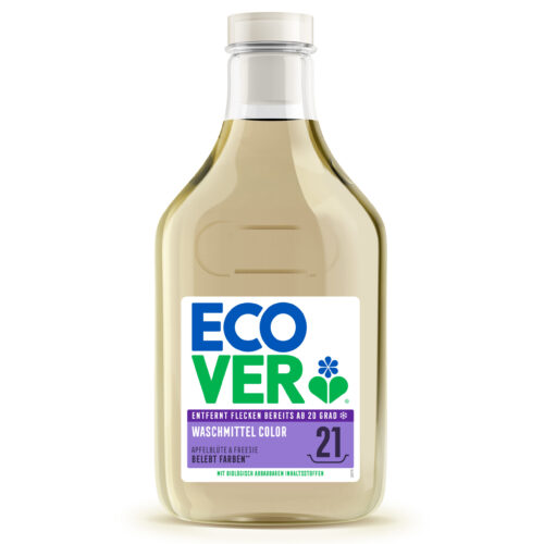 Ecover Colorwaschmittel flüssig Konzentrat Apfelblüte & Freesie 21WL 750ml