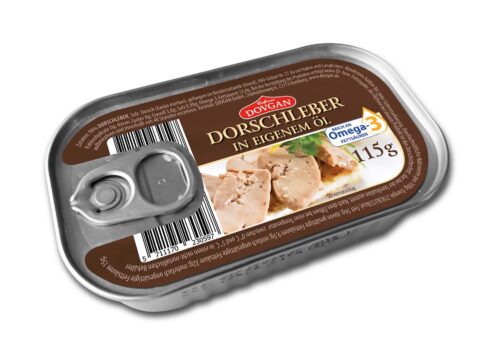 Dovgan Dorschleber in Öl 115g