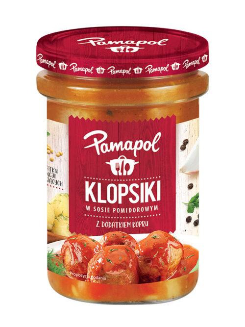 Pamapol "Klopsiki" Putenbällchen in Tomatensauce 500g
