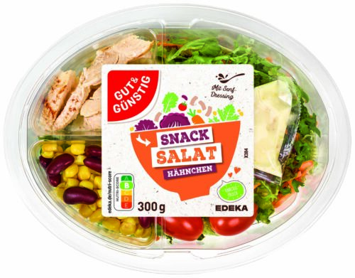Gut & Günstig Snack Salat Hähnchen 300g