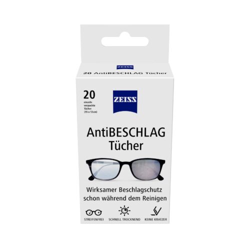 Zeiss Antibeschlag Tücher 20ST