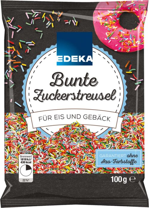 6928828015706 EDEKA Bunte Zuckerstreusel 100g
