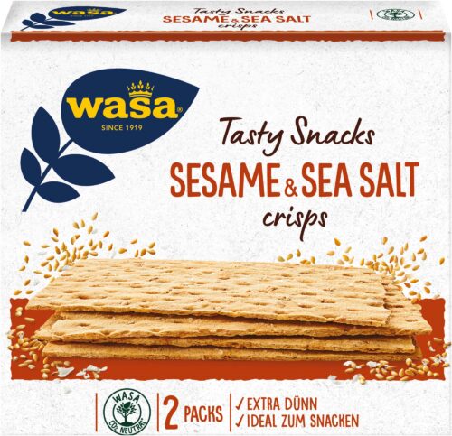 Wasa Delicate Crisp Sesame & Sea Salt 190g