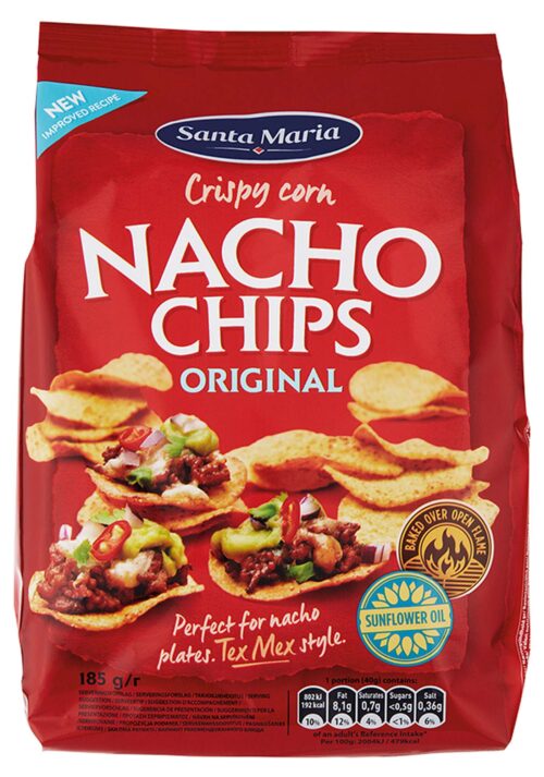Santa Maria Nacho Chips 185g