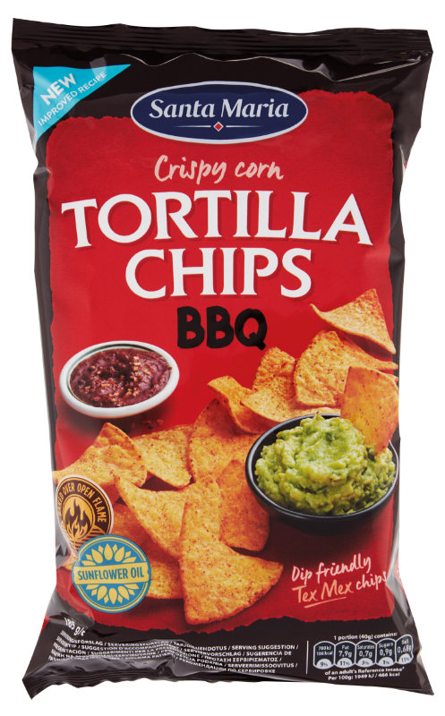 Santa Maria Tortilla Chips BBQ 185g