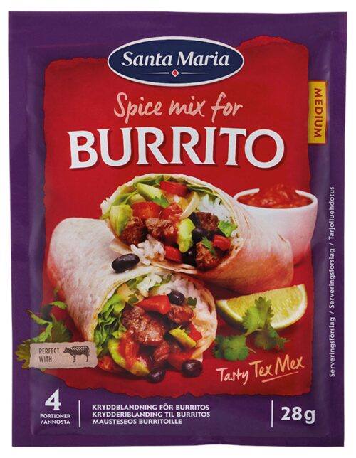 Santa Maria Burrito Season Mix 28g