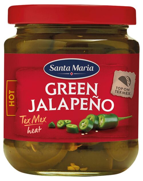 Santa Maria Green Jalapeno Hot 215g