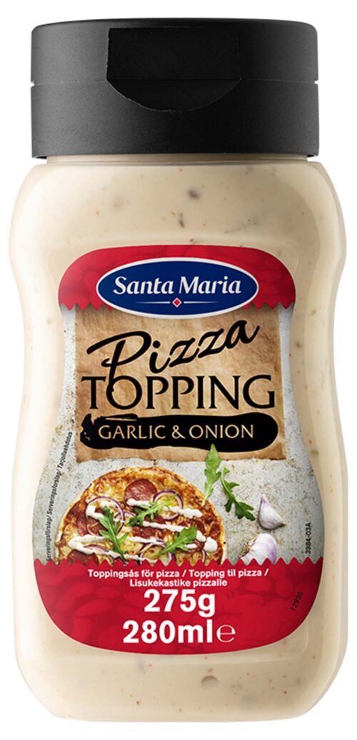 Santa Maria Pizza Topping Garlic & Onion 280ml