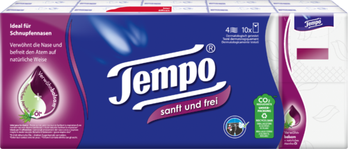 Tempo Taschentücher Sanft & Frei 10x9ST