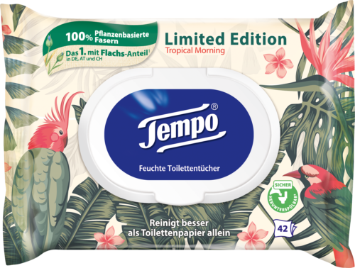 Tempo Limited Edition feuchtes Toilettenpapier 42 Blatt