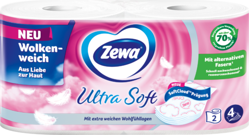 Zewa Ultra Smart Toilettenpapier 4lagig 2x150 Blatt