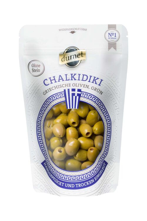 Dumet Chalkidiki grüne Oliven 150g