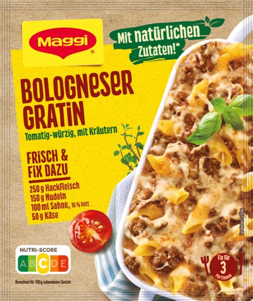 7613030718697 Maggi Fix Bologneser Gratin 35g