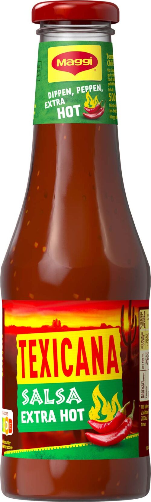 7613032747350 Maggi Texicana Salsa Extra Hot 500ml