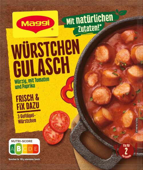 7613033804588 Maggi Fix Würstchengulasch 30g