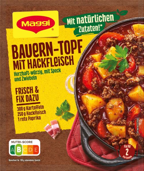 7613035084582 Maggi Fix Bauerntopf mit Hackfleisch 39g